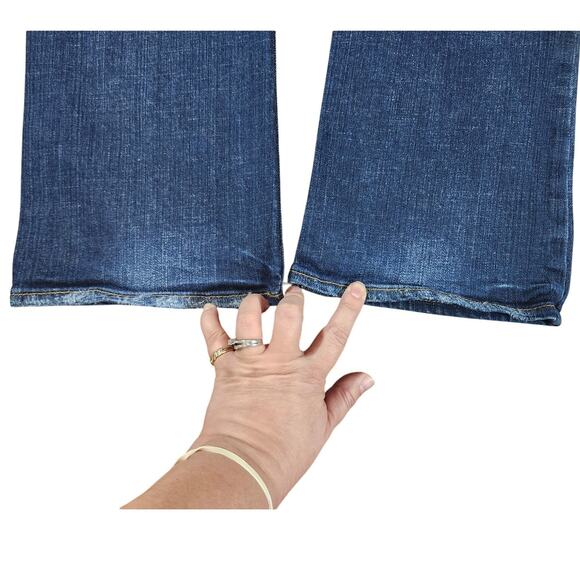 Abercrombie & Fitch Causal Y2K Revival 12R (34x31) Distressed Straight Mid-Rise - Picture 8 of 8